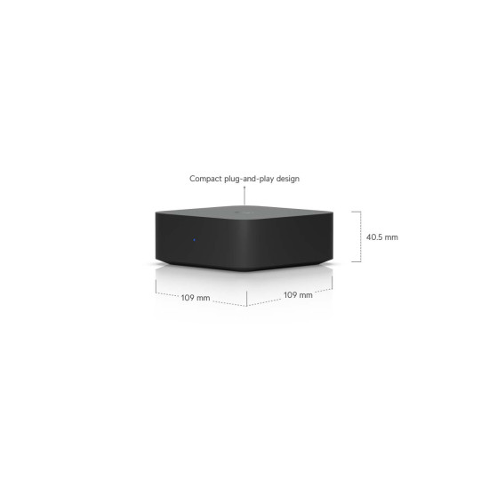 Streamer audio digital PoE multi-zonă UniFi Ubiquiti PoE Audio Port, Negru, UPL-Port-B